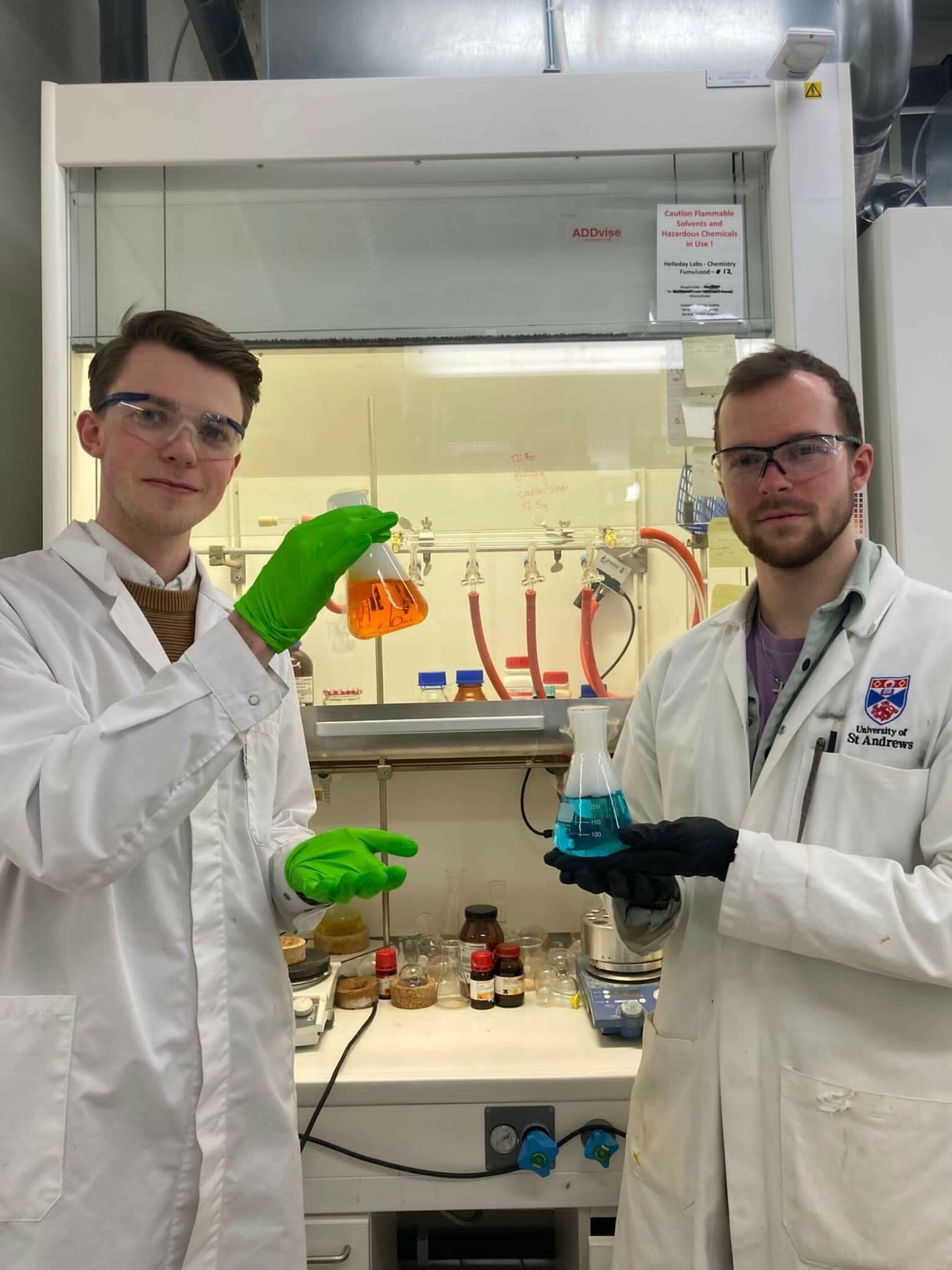 A typical day in the lab